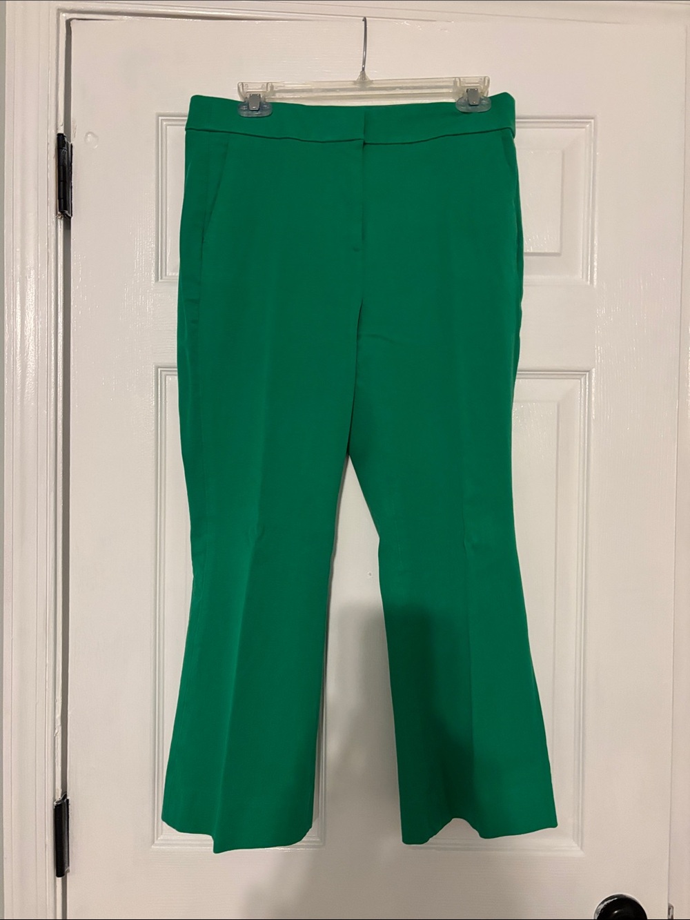 J. Crew Green Ankle Cropped Pants